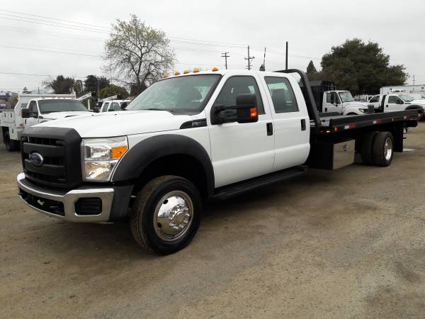 2015 FORD F550 CREW CAB ROLLBACK TOW TRUCK - - by for sale in San Jose, CA – photo 11