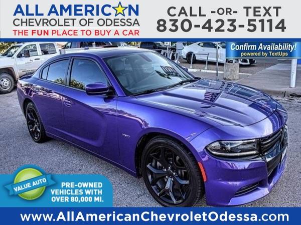 2016 Dodge Charger 4dr Sdn R/T RWD Sedan Charger Dodge for sale in Odessa, TX