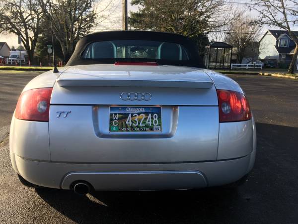 2001 Audi TT Convertible 5 Speed Manual, 89K Miles for sale in Newberg, OR – photo 4