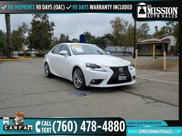2016 Lexus IS 200t 200 t 200-t FOR ONLY 457/mo! for sale in Vista, CA – photo 3