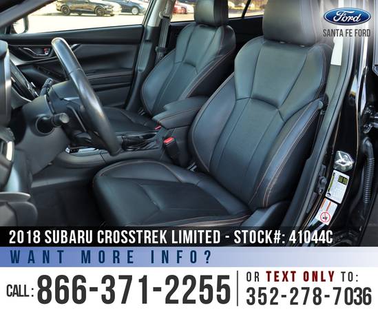 2018 SUBARU CROSSTREK LIMITED Leather Seats - Touchscreen for sale in Alachua, FL – photo 13