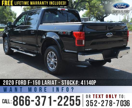 2020 FORD F150 LARIAT Bed Liner, Sunroof, Running Boards for sale in Alachua, FL – photo 5