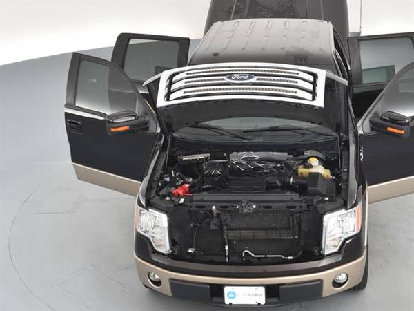 2014 Ford F150 SuperCrew Cab Lariat Pickup 4D 5 1/2 ft pickup BROWN - for sale in Memphis, TN – photo 4