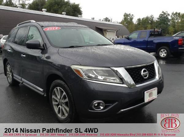 2014 NISSAN PATHFINDER SL 4WD EVERYONE APPROVED FALL SALE! - cars & for sale in NEWARK, NY