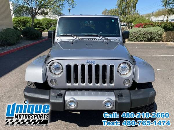 2017 JEEP WRANGLER UNLIMITED SAHARA 4WD 4DR UNIQUE TRUCKS - cars & for sale in Tempe, TX – photo 9
