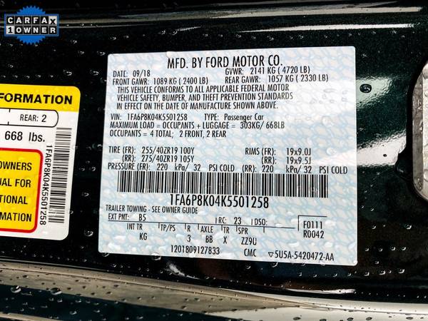 Ford Mustang Bullitt Navigation Magne-ride suspension B&O Sound GT -... for sale in Blacksburg, VA – photo 16