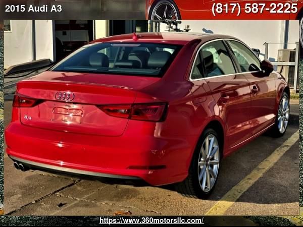 2015 AUDI A3 4dr SEDAN FWD 1 8T PREMIUM PLUS with Aluminum Style for sale in Fort Worth, TX – photo 4
