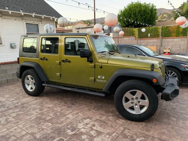 2007 JEEP WRANGLER JKU 2 W/D CLEAN TITLE RESCUE GREEN ALL OEM for sale in Burbank, CA – photo 10