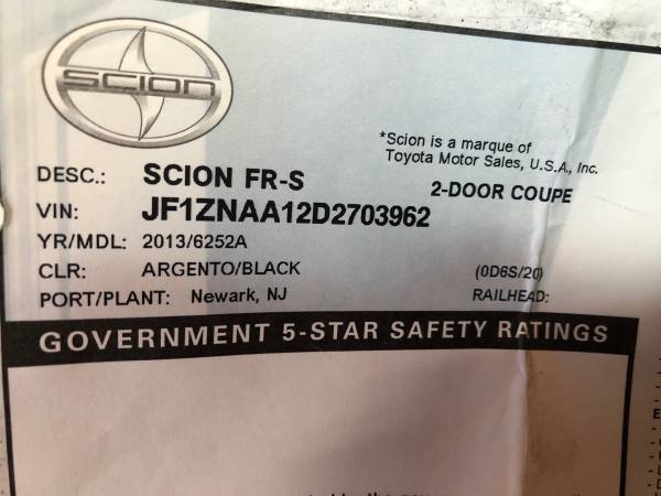 Scion FR S for sale in Forest Hill, MD – photo 9