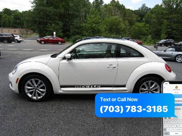 2013 VOLKSWAGEN BEETLE COUPE 2.0L TDI w/Sun ~ WE FINANCE BAD CREDIT for sale in Stafford, VA – photo 8