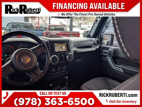 2013 Jeep Wrangler Unlimited Rubicon FOR ONLY 435/mo! - cars & for sale in Fitchburg, MA – photo 18
