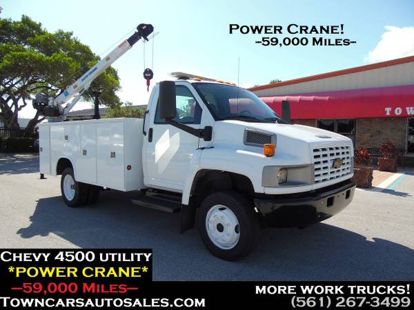 Chevy 4500 Tool Utility body *CRANE Truck* MECHANIC SERVICE BODY TRUCK for sale in West Palm Beach, SC
