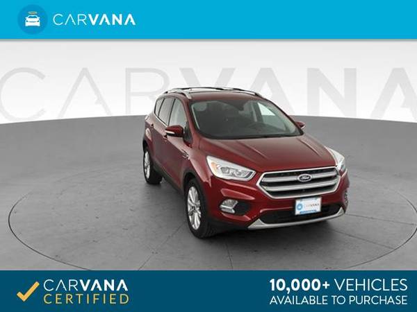 2017 Ford Escape Titanium Sport Utility 4D suv Red - FINANCE ONLINE for sale in Bowling green, OH