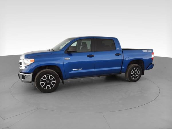 2017 Toyota Tundra CrewMax SR5 Pickup 4D 5 1/2 ft pickup Blue - -... for sale in Fresh Meadows, NY – photo 4