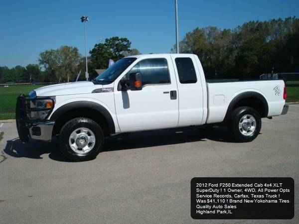 2012 Ford F-250 XLT 4x4 4WD F250 Extended Cab Texas Truck NEW TIRES ! for sale in Highland Park, IL – photo 2