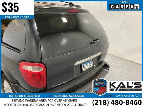 35/mo - 2005 Chrysler Town and Country BaseMini Van w Front Rear for sale in Wadena, MN – photo 9