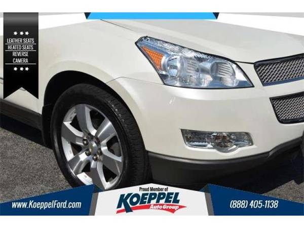 2012 Chevrolet Traverse SUV LTZ - white for sale in Woodside, NY – photo 12