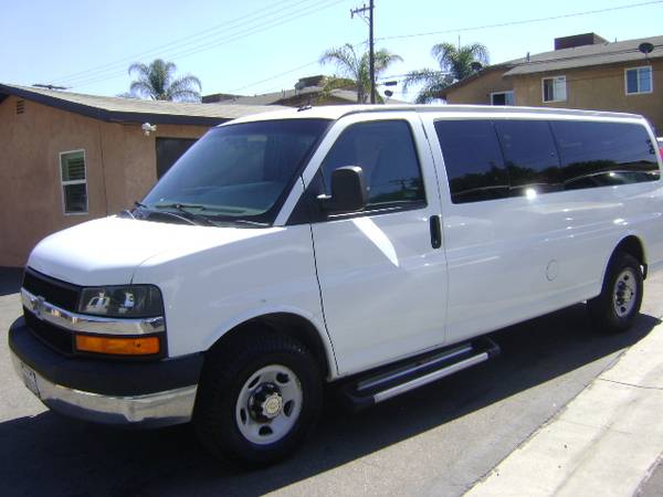 2015 Chevy Express G3500 EXTENDED Luxury 12-Passenger Captain Seat... for sale in Corona, CA – photo 5