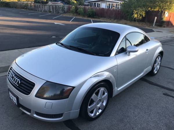2000 Audi TT hardtop 158k pass smog registered clean title runs great for sale in San Mateo, CA