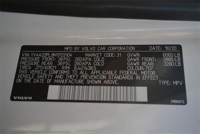 2021 Volvo XC90 T6 Inscription 7 Passenger for sale in Loveland, CO – photo 28