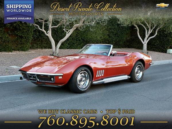 1968 Chevrolet Corvette Matching Numbers Super Clean First Year... for sale in Palm Desert , CA