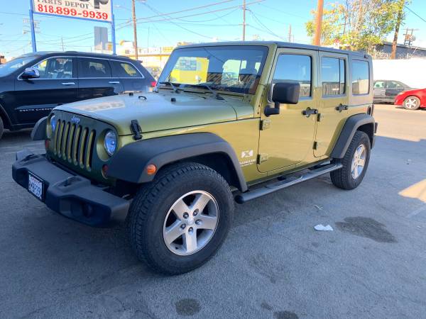 2007 JEEP WRANGLER JKU 2 W/D CLEAN TITLE RESCUE GREEN ALL OEM for sale in Burbank, CA – photo 6