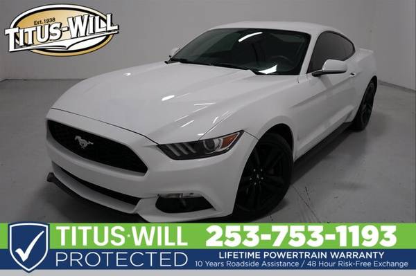 ✅✅ 2016 Ford Mustang EcoBoost Coupe for sale in Tacoma, WA
