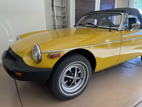 1979 MGB Roadster Inca Yellow 23K Original Miles, Third Owner for sale in Phoenix, AZ – photo 6