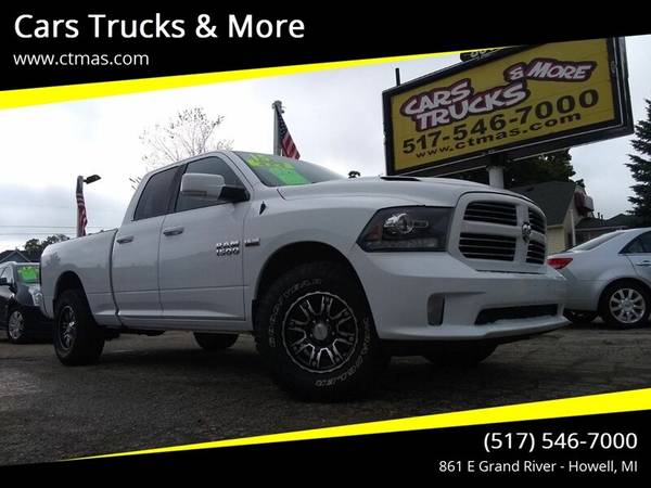 2015 Ram 1500 Sport ~ Quad Cab 4WD ~ We Finance !! for sale in Howell, MI