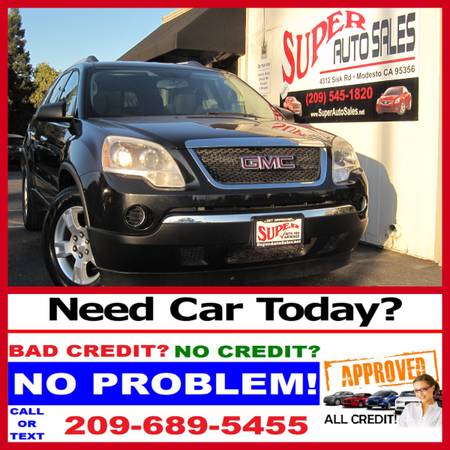 *$1495 Down & *$349 Per Month on this low miles 2011 GMC ACADIA SL! for sale in Modesto, CA – photo 2