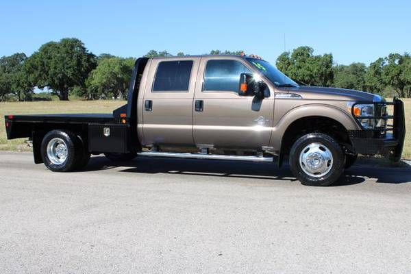 MUST SEE! 2015 FORD F350 DRW POWER STROKE! 4X4! CM FLATBED! LOW MILES! for sale in Temple, TX – photo 14