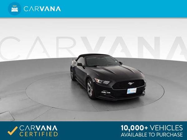 2015 Ford Mustang V6 Convertible 2D Convertible Black - FINANCE ONLINE for sale in Lexington, KY