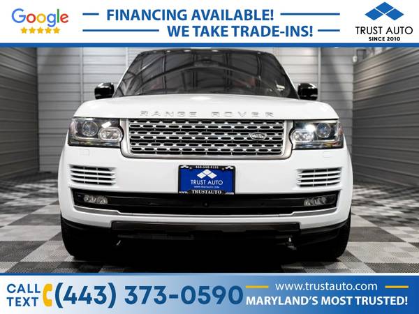 2016 Land Rover Range Rover Supercharged AutobiographyLWB Luxury SUV for sale in Sykesville, MD – photo 3