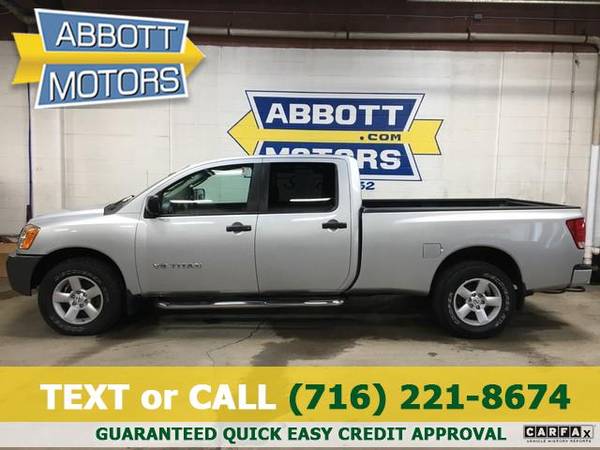 2008 Nissan Titan XE 4WD Crew Cab w/Low Miles - FINANCING FOR ALL... for sale in Lackawanna, NY – photo 2