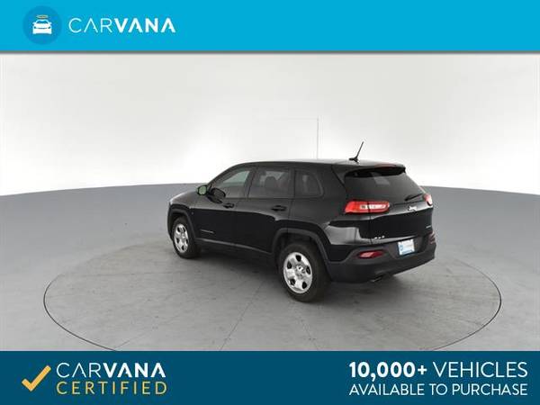 2014 Jeep Cherokee Sport SUV 4D suv BLACK - FINANCE ONLINE for sale in Akron, OH – photo 8
