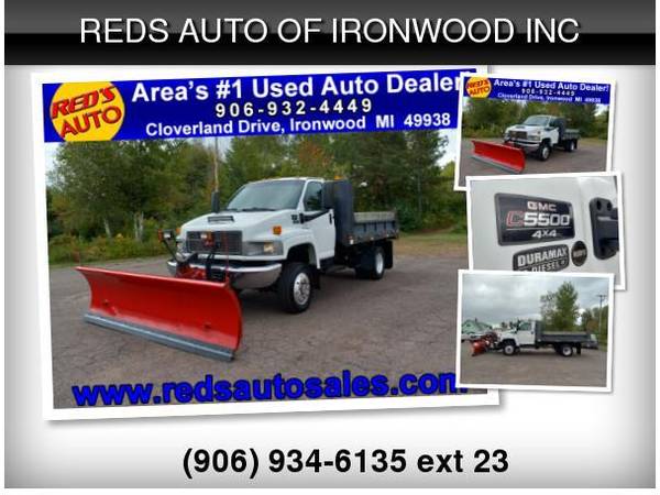 2005 GMC C5500 Reg cab Dump Body - - by dealer for sale in Ironwood, WI
