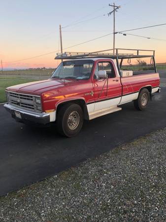 1987 3/4 ton Chevy Custom Deluxe 350 for sale in Corning, CA