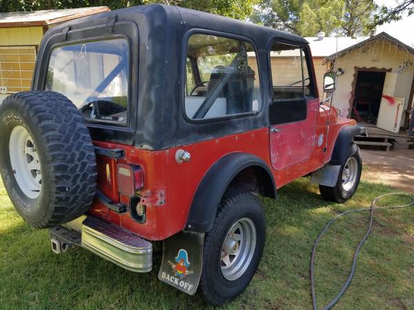 '86 CJ7 Jeep for sale in Lake Montezuma, AZ – photo 6