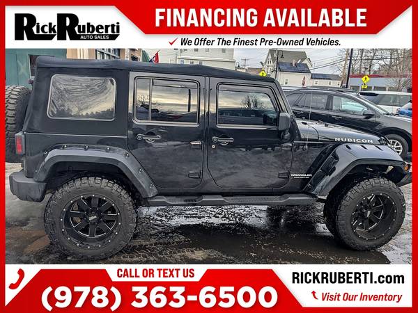 2013 Jeep Wrangler Unlimited Rubicon FOR ONLY 435/mo! - cars & for sale in Fitchburg, MA – photo 13