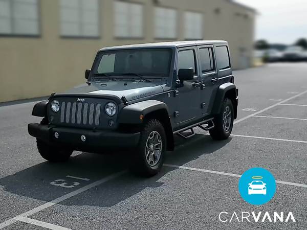 2014 Jeep Wrangler Unlimited Rubicon Sport Utility 4D suv Gray - -... for sale in Austin, TX