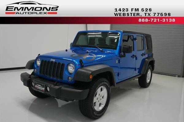 2015 *Jeep* *Wrangler Unlimited* *4WD 4dr Sport* Hyd for sale in Webster, TX