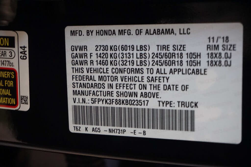 2019 Honda Ridgeline Black Edition AWD for sale in Pelham, AL – photo 40