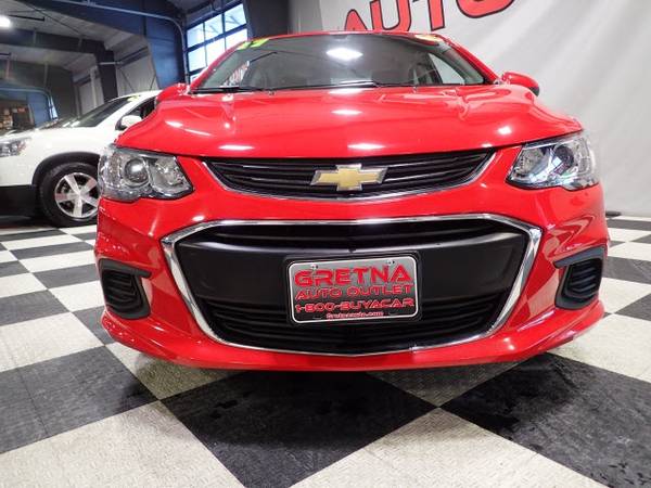 2017 Chevrolet Sonic LT Auto 4dr Sedan, Red for sale in Gretna, IA – photo 3