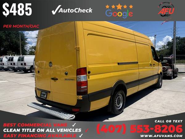 485/mo - 2013 Freightliner Sprinter 2500 Cargo High Roof w170 w 170 for sale in Kissimmee, FL – photo 5