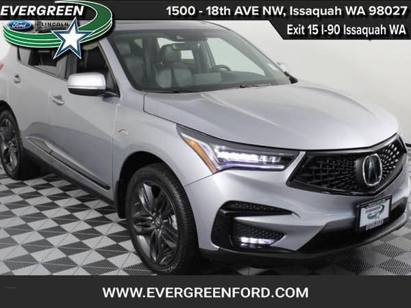 2019 Acura RDX A-Spec Package suv Silver for sale in Issaquah, WA