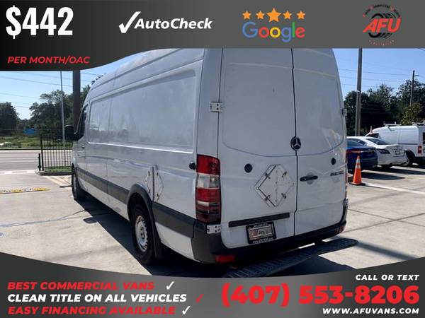 442/mo - 2012 Mercedes-Benz Sprinter 2500 Cargo Extended w170 w 170 for sale in Kissimmee, FL – photo 3