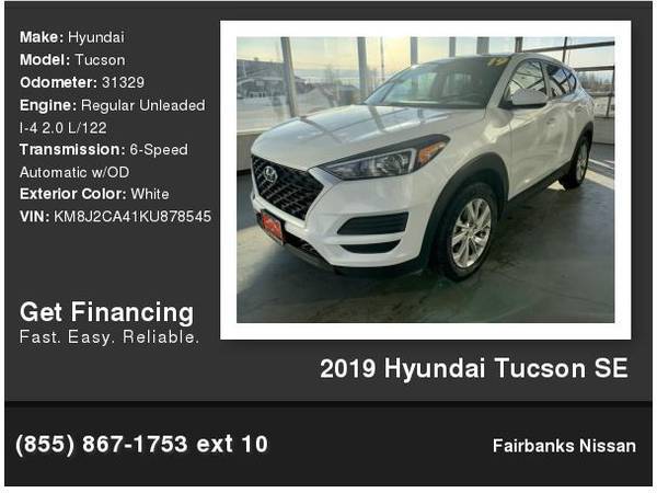 2019 Hyundai Tucson Se - cars & trucks - by dealer - vehicle... for sale in Fairbanks, AK