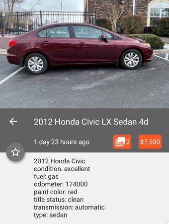 Honda Civic EX VERY NICE! for sale in STOKESDALE, NC – photo 7
