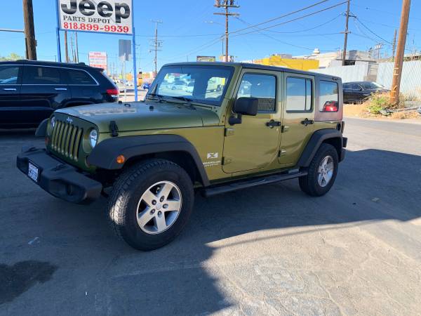 2007 JEEP WRANGLER JKU 2 W/D CLEAN TITLE RESCUE GREEN ALL OEM for sale in Burbank, CA – photo 5