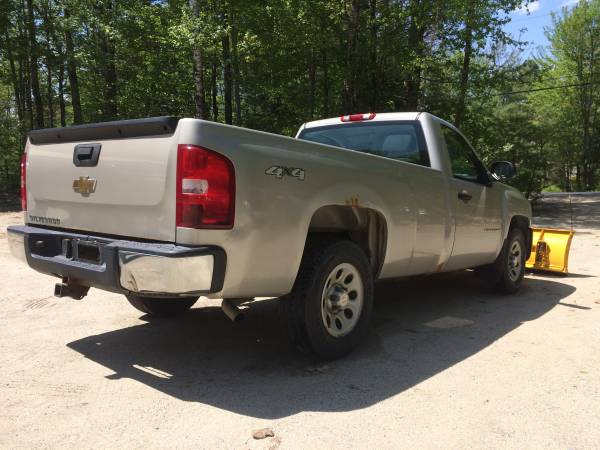 2007 Chevy Silverado Regular Cab, New Fisher Minute Mount 2 Plow for sale in New Gloucester, ME – photo 5